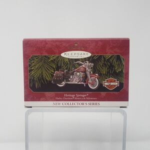 Hallmark 1999 Harley Davidson Heritage Springer Keepsake Ornament